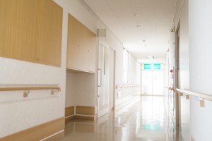 介護施設の廊下風景